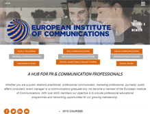 Tablet Screenshot of europeaninstitute.ie